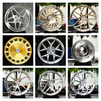 Jantes forgées 19 pouces 5x120 4 pièces brossées et polies 6061-T6 pour BMW Audi Fabrication directe usine sur commande Jantes personnalisées en alliage concave