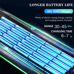 Prezzo all'ingrosso Bateria 48V Monopattino elettrico 500w 10 pollici pneumatico pneumatico pieghevole Offroad Scooter - Product Image 4