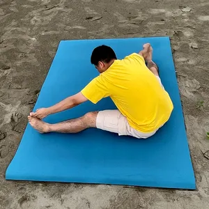 Pro TPE ekstra büyük egzersiz matı, erkekler ve kadınlar için büyük uzun yoga paspaslar, ev spor egzersiz için ekstra geniş Fitness eğitim mat