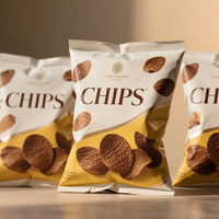 Sachet d'Emballage Alimentaire Personnalisé Imprimé Scellable pour Snacks, Popcorn, Aliments Soufflés et Chips, avec Ouverture Facile
