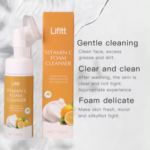 Vitamin C Sáng Làm Sạch Da Mặt Gel Làm Sạch Sâu Rửa Mặt Trang Điểm Remover Bọt Cho Tất Cả Các Loại Da Các Loại - Product Image 3