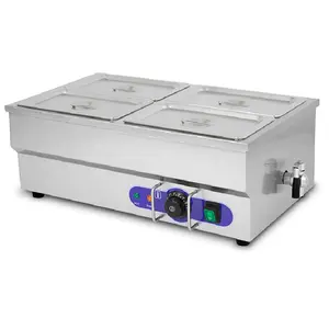 高品质专业厨房设备4X 1/4Gn食品保暖器/电动自助食品保暖器贝恩玛丽