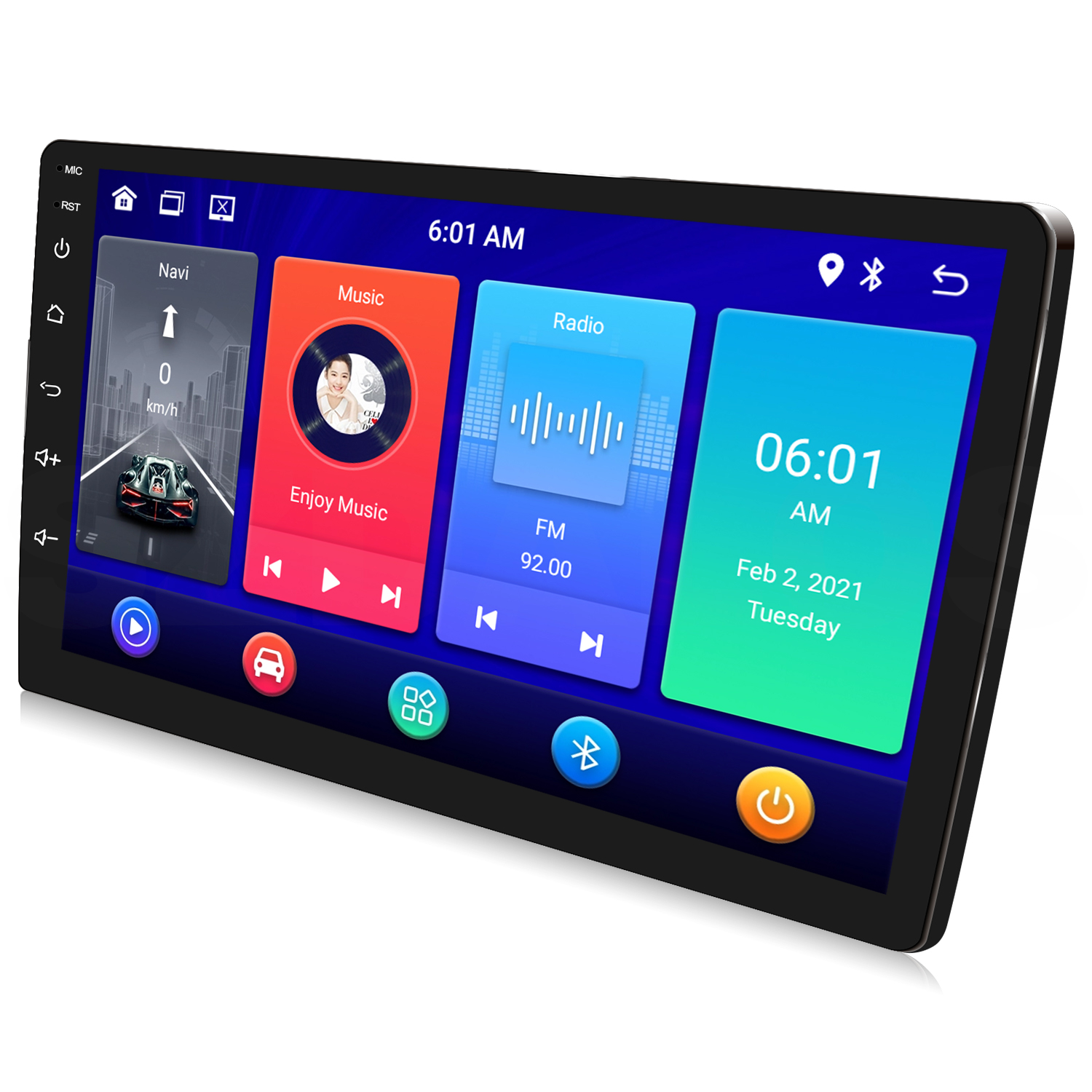 Universal 9 Inch 2 Din Android Car Stereo 8227L - Touch Screen GPS