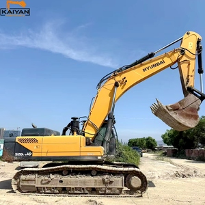 Excavadora de cadenas pesada usada HYUNDAI 520L-9VS de 52 toneladas, excavadora hidráulica original de Corea para minería en canteras - Product Image 2