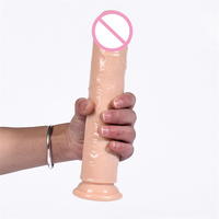 Dildo Erótico Realista Pene Grande de Gelatina Con Ventosa Fuerte Masajeador para Masturbación Femenina Estimulación del Punto G y Clítoris Juguetes Sexuales
