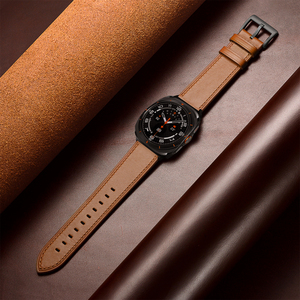 <span class=keywords><strong>Bracelet</strong></span> en cuir véritable Eraysun pour <span class=keywords><strong>Samsung</strong></span> Galaxy Watch Ultra 47 mm, <span class=keywords><strong>bracelet</strong></span> de luxe vintage réglable pour hommes, <span class=keywords><strong>bracelet</strong></span> en cuir pour montres - Product Image 6