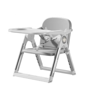 <span class=keywords><strong>Chaise</strong></span> haute réglable pour <span class=keywords><strong>bébé</strong></span> et tabouret pour enfant avec siège pliable pour nourrissons de 0 à 12 mois et usage domestique pour enfants (plastique) - Product Image 1