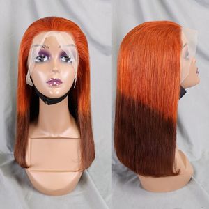 วิกผมบ๊อบแบบใส 13x4 สำหรับร้านเสริมสวยโดยเฉพาะ - วิกผมบ๊อบสั้นตรงสำหรับ<span class=keywords><strong>ผู้หญิง</strong></span> ทำจากผมแท้ - Product Image 6