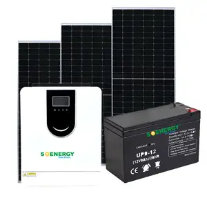 Solar Power New Energy 3kw 5kw 10kw Solar Energy Storage System With Gel Lead Acid Battery for Home