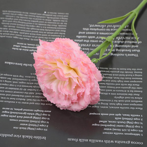 Simulation d'oeillet unique fleur fleur de soie haut de gamme décoration de bureau de mariage décoration aménagement paysager accessoires de tir - Product Image 6