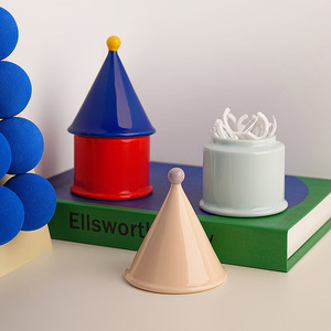 Moderno <span class=keywords><strong>Dispensador</strong></span> de Palillos de Cerámica Nórdica 2026, <span class=keywords><strong>Dispensador</strong></span> de Palillos Creativo en Forma de Cono para Decoración de Mesa de Cocina - Product Image 1