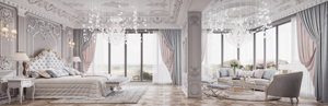 Villa Neoclassica di Lusso Eco-Sostenibile: Soluzione Completa con Rendering <span class=keywords><strong>3D</strong></span>, Progetto Architettonico, Design d'Interni, Bagno, Camera da Letto, Soggiorno - Product Image 3