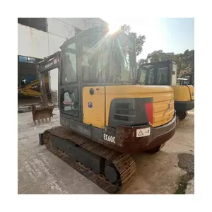 5ton Volvo EC55 Used Excavator Low Price Sale multifunction Volvo EC60D EC75D EC80D Hydraulic Crawler Excavator EC55D EC55B