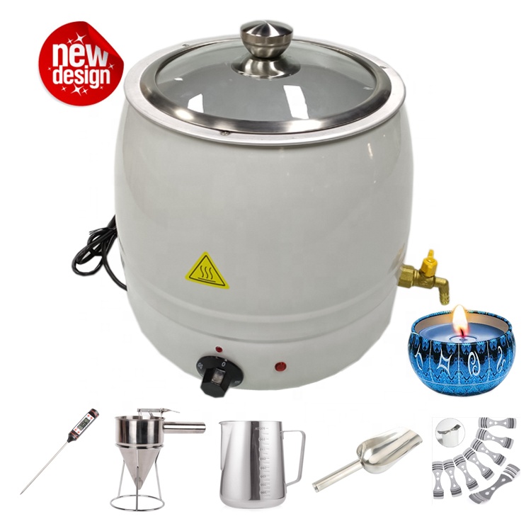 Объем 10 л, воск для плавки, Электрический изготовитель свечей, ручная машина для изготовления свечей, горшок для свечей