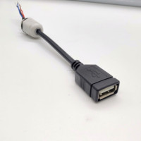 Câble d'extension USB avec connecteur mâle-femelle 4 broches vert étanche IP67 et presse-étoupe PG7 pour onduleur solaire