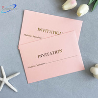 Enveloppes de passeport à coins arrondis de luxe pour cartes et invitations de mariage