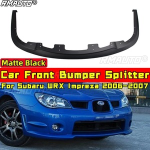 Splitter de pare-chocs avant compatible avec Subaru WRX Impreza 2006-2007, kit carrosserie, diffuseur avant, protection, accessoires auto - Product Image 1