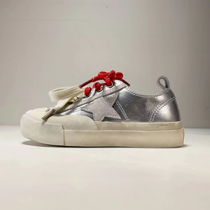 Tbs 2025 Kid's Girl's Unique Color-Blocked Laces Designer Casual Star Sneakers para niños Flats New Autumn Designer Shoes - Product Image 1