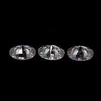 Pierres de moissanite en vrac couleur D VVS, certificat GRA, forme ronde, coupe excellente, 5 mm, 1 carat, moissanite en vrac VVS