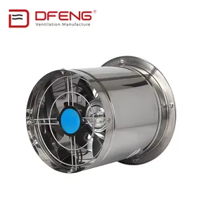 Ağır hizmet tipi düşük gürültü eksenel Fan duman aspiratörü endüstriyel monte kanal egzoz fanı
