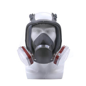 Masker Respirator Silikon Full Face Model 6800 KN95, Dapat Digunakan Kembali, <span class=keywords><strong>Filter</strong></span> Debu, Perlindungan Pernapasan Lengkap - Product Image 4