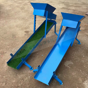 Gravity Separator Portable <b>Mini</b> Gold Pan <b>Vibrating</b> Sluice Box For Outdoor Mining - Product Image 2