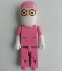 कारखाना अनुकूलित डॉक्टर आकार यूएसबी फ्लैश ड्राइव नर्स पेंडेंट 32 जीबी 16 जीबी 8 जीबी यूएसबी 2.0/3.0 हाई-स्पीड प्रचारक गिववे रेशम - Product Image 6