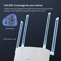 Router Inalámbrico Gigabit de Doble Banda Tenda RX9 WiFi6 AX3000