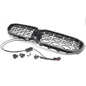 Nueva Parrilla Iluminada Estilo Meteoro LED para Serie 3 G20 G28, Parachoques Delantero Negro Brillante - Product Image 1