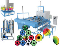 Machine de fabrication de ballons sportifs en PVC, équipement de production automatique de ballons de football, de basketball et de rugby par moulage rotatif