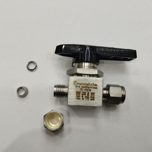 ข้อต่อลูกบอลสแตนเลสคุณภาพสูง SS-43GS4, ข้อต่อท่อขนาด 1/4 นิ้ว สำหรับงานท่ออุตสาหกรรม SS-43GS4 1/4 บอลอุตสาหกรรม - Product Image 2