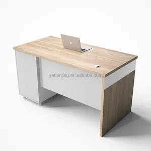 Table d'étude de chambre à coucher en MDF en mélamine de conception de bureau simple populaire meubles de bureau à domicile