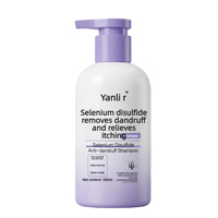 Sampo Anti-Ketombe Yanli Selenium Sulfide untuk Wanita, Rambut Normal, Membersihkan Kulit Kepala, Mengontrol Minyak, Menambah Volume, Menutrisi Rambut