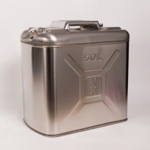 Réservoir d'essence portable épaissi en acier inoxydable 304, 30L/20L/10L, résistant à la corrosion, bidon carré anti-fuite, robuste - Product Image 1