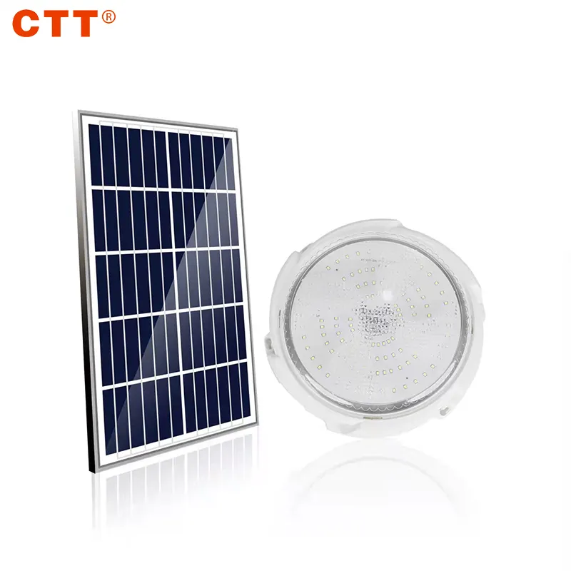 Goedkope 25W 50W 100W 200W Thuisgebruik Breed Vermogensbereik Solar Lights Voor Thuis Ronde solar Lamp