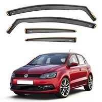 Windabweiser für VW Polo MK5 2009-2017 5-Türer Schrägheck 4-teiliges Set Visiere