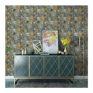Fond TV 1.06M * 15.6M Nature Marbre PVC Papier Peint <span class=keywords><strong>Style</strong></span> Coréen Profond En Relief Revêtement Mural Chambre Vinyle Papier Peint - Product Image 5