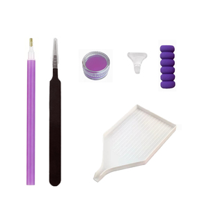 Kit d'accessoires de <span class=keywords><strong>peinture</strong></span> diamant <span class=keywords><strong>en</strong></span> gros personnalisé avec pincettes, plateau et outils de colle pour projets d'artisanat DIY – Article très vendu <span class=keywords><strong>en</strong></span> <span class=keywords><strong>ligne</strong></span> - Product Image 1