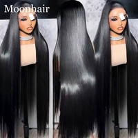 Perruque frontale en dentelle HD sans colle 13x6, cheveux naturels vietnamiens bruts, perruque en cheveux humains avec dentelle frontale, cheveux vierges alignés sur les cuticules, perruque ultra-lisse