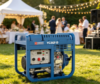 Générateur diesel refroidi par air 3 kW, puissance maximale 2,8 kW, petite centrale électrique diesel portable