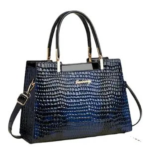 Tas desain baru kualitas tinggi tas tangan wanita tas tangan wanita tas mewah tote kulit ular elegan mode untuk wanita 2024