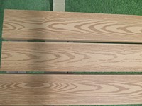 Table de pique-nique d'extérieur, table de jardin, table de terrasse, table de loisirs tout-en-un en composite bois-plastique pour jardin et parc