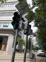 Système de contrôle de signalisation routière sans fil solaire, feux de circulation solaires pour les intersections