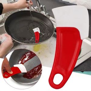 Outils de nettoyage de cuisine durables personnalisés, brosse en caoutchouc TPR avec manche en plastique, grattoir pour nettoyer les casseroles et les poêles - Product Image 6