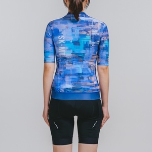 Kit de ropa de ciclismo personalizada, jersey de bicicleta al por mayor, bolsillo con cremallera, conjunto de ropa de bicicleta diseñada por mujer - Product Image 3