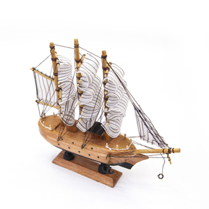 Modèle <span class=keywords><strong>de</strong></span> <span class=keywords><strong>bateau</strong></span> à <span class=keywords><strong>voile</strong></span> miniature en bois marin, <span class=keywords><strong>bateau</strong></span> maritime, décoration <span class=keywords><strong>de</strong></span> bureau à domicile, artisanat, modèles <span class=keywords><strong>de</strong></span> bateaux en bois - Product Image 3