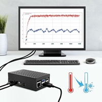 Casing Jaring Logam Paduan Aluminium Tahan Lama dengan Kipas Pendingin Kompatibel dengan Raspberry Pi 5 4GB 8GB-Modul dan Kit Elektronik