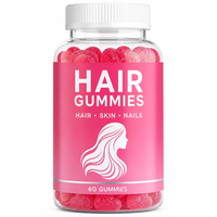 Échantillon Gratuit Bonbons Gommeux Sans Gluten en Forme d'Ours Multivitamines Beauté Croissance Capillaire Saine Peau Ongles Adultes 100% Végétalien Naturel Nouveau-né