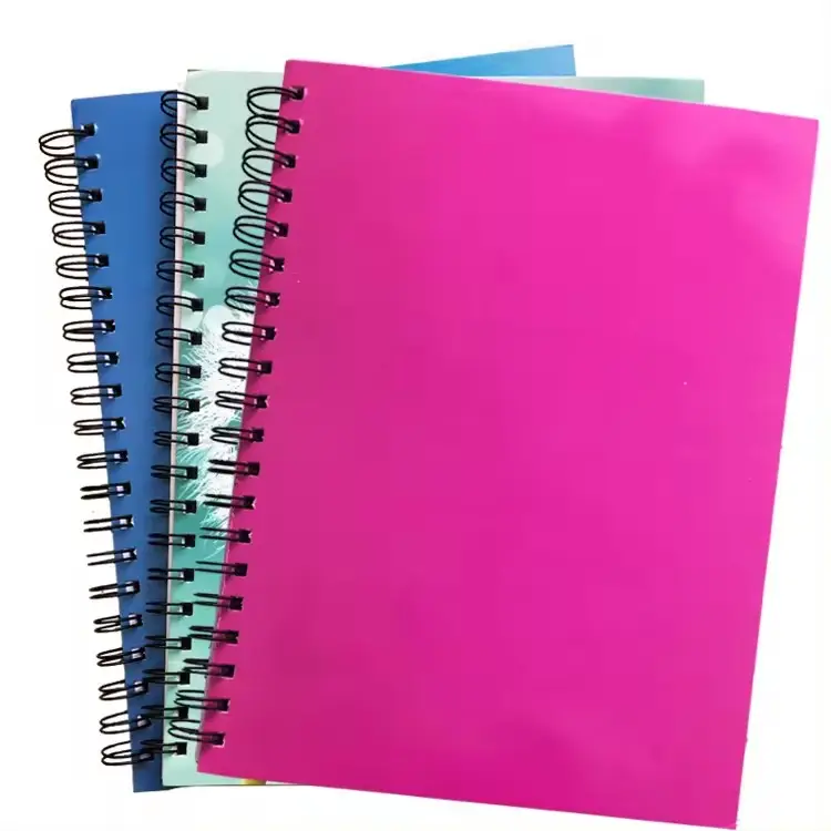 Caderno espiral personalizado para escola, caderno espiral personalizado para impressão, melhor preço e venda quente