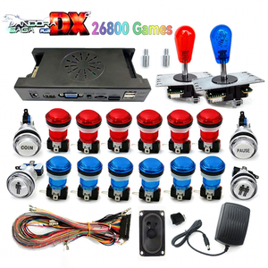 Pandara Saga DX <span class=keywords><strong>Box</strong></span> 26800 Kit Fai-da-te per Console <span class=keywords><strong>Arcade</strong></span> Americana con Pulsanti LED e Joystick a 5 Pin, Set Macchina Coin Pusher - Product Image 1